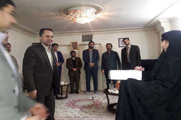 دیدار با خانواده شهید حفظ ا... تمیمی